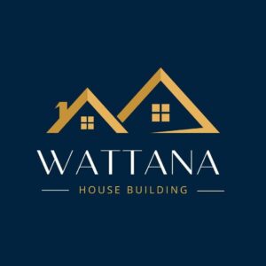 โลโก้ Wattana House building ( รับสร้างบ้านขอนแก่น )